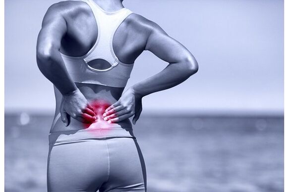 The back in the lower back can hurt from excessive physical exertion