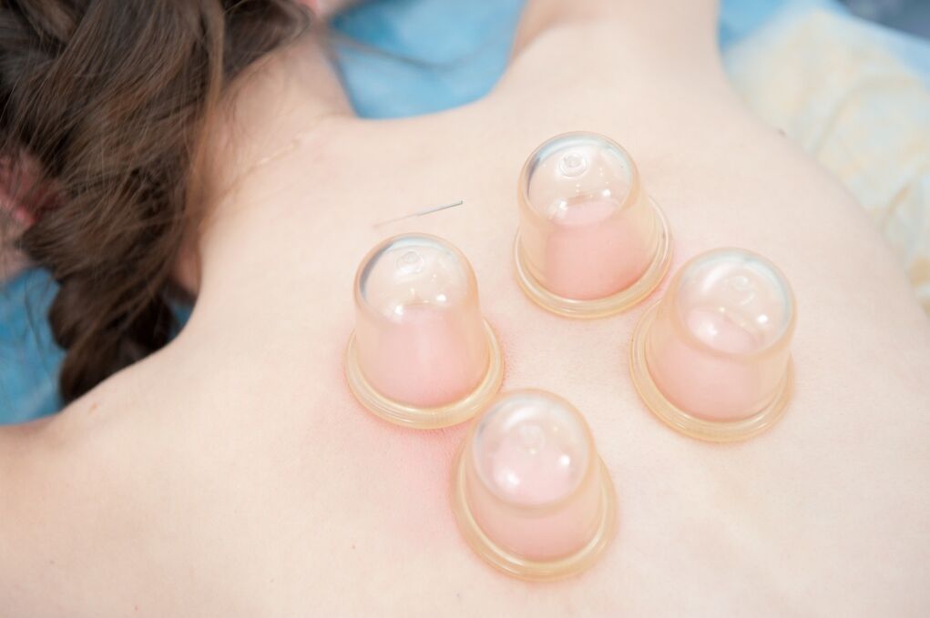 Treatment of vacuum massage osteochondrosis