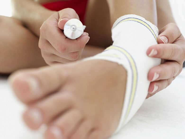 treatment of legs with arthrosis of the joint